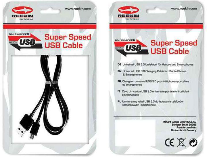 Image du produit Reekin Câble USB 3.0 - mâle-femelle - 1,0 mètre (1 m, USB 3.0)