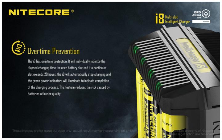 Actual product image Nitecore i8 (1 pcs., AA, Chargers without battery)