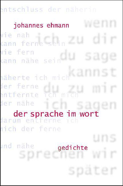 Produktbild der sprache im wort (Deutsch, Johannes Ehmann, 2014)