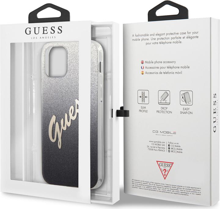 Actual product image Guess Hard cover vintage glitter (Apple iPhone 12 Pro Max)
