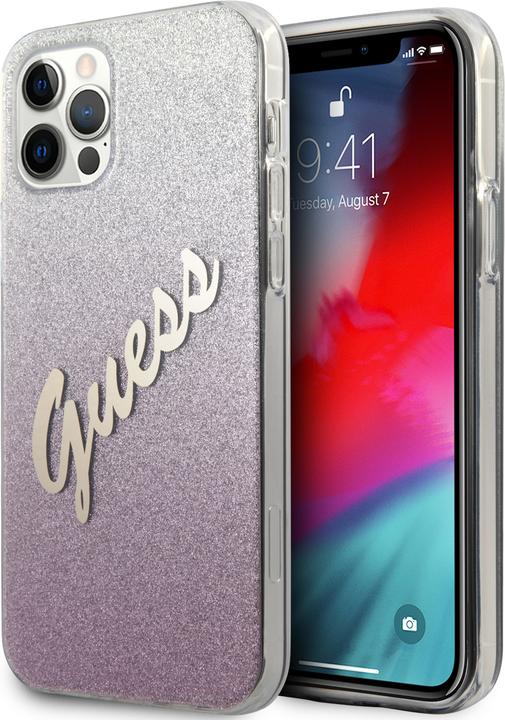 Produktbild Guess Hard Cover Silicone Vintage Glitter (Apple iPhone 12)