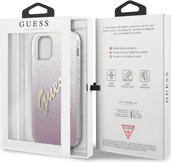 Produktbild Guess Hard Cover Silicone Vintage Glitter (Apple iPhone 12)