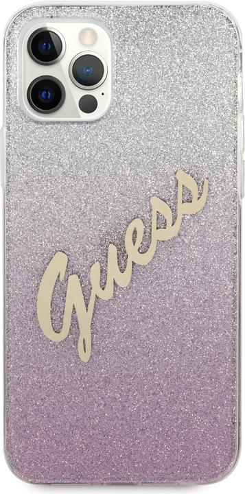 Produktbild Guess Hard Cover Silicone Vintage Glitter (Apple iPhone 12)