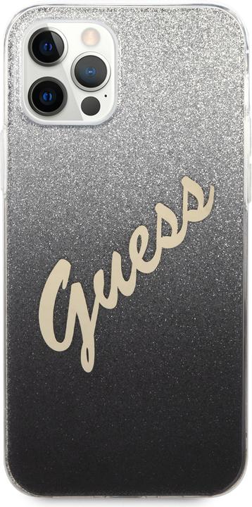 Produktbild Guess Hard Cover Silicone Vintage Glitter (Apple iPhone 12 Pro, Apple iPhone 12)