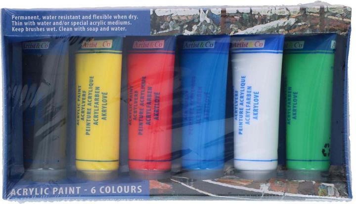 Actual product image Artist&Co Acrylic paint (Multicoloured, 450 ml)