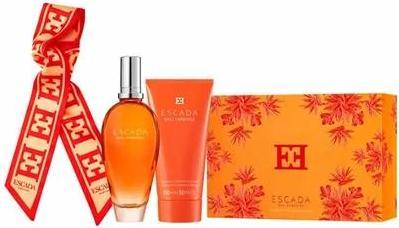 Actual product image Escada Bali Paradise Eau De Toilette Spray 100ml Set 3 Pieces (Eau de toilette, 100 ml)