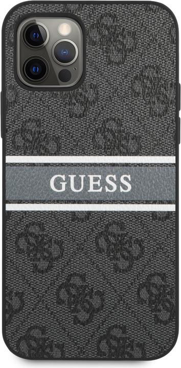 Immagine prodotto Guess Copertina rigida 4G a strisce stampate (Apple iPhone 12 Pro)