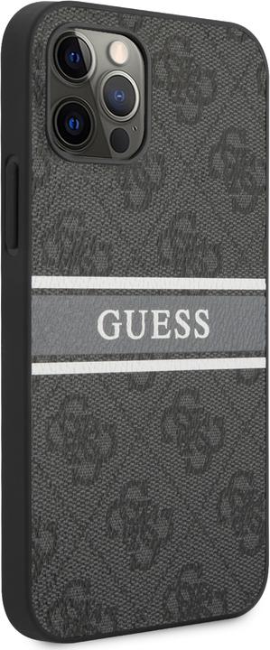 Immagine prodotto Guess Copertina rigida 4G a strisce stampate (Apple iPhone 12 Pro)