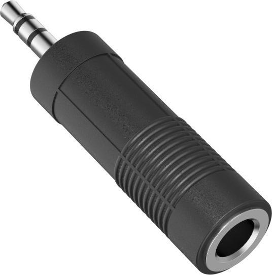 Produktbild Hama Audio-Adapter 3.5mm Klinken-Stecker - 6,3mm Klinken-Kupplung (Zubehör)