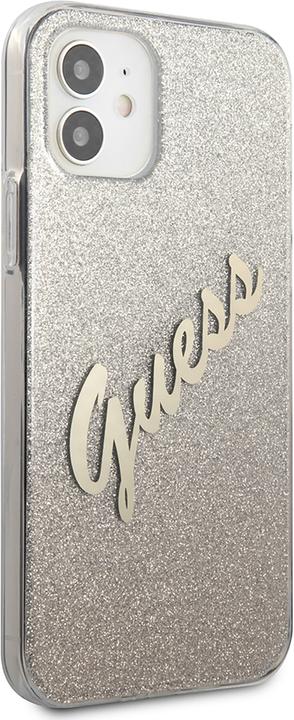Image du produit Guess Couverture rigide Vintage Glitter Gradient (Apple iPhone 12 mini)