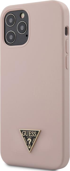 Actual product image Guess Hard Cover Silicone Triangle Logo (Apple iPhone 12 Pro, Apple iPhone 12)
