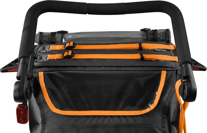 Actual product image Qeridoo Kidgoo 2 FIDLOCK Edition child bike trailer orange