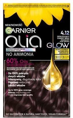 Immagine prodotto Garnier Colore per capelli Olia 412 Castano Scuro Iridescente (412 Irisdescente Marrone Scuro)