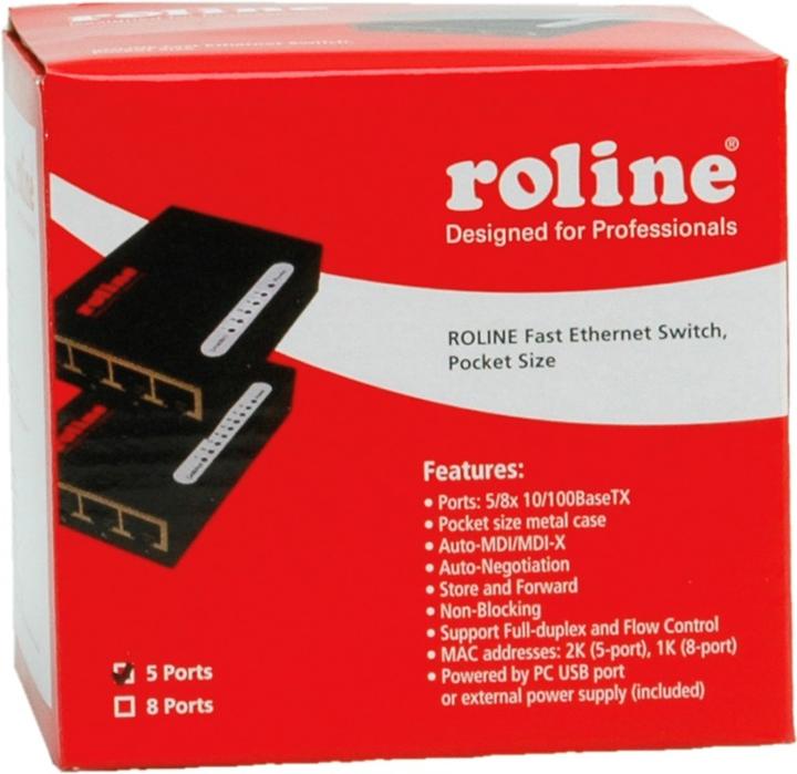 Actual product image Roline Fast Eth. Switch (5 Ports)