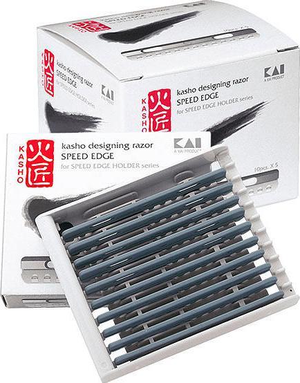 Actual product image Kasho Speed Edge Razor blades 10 pieces (10 x)