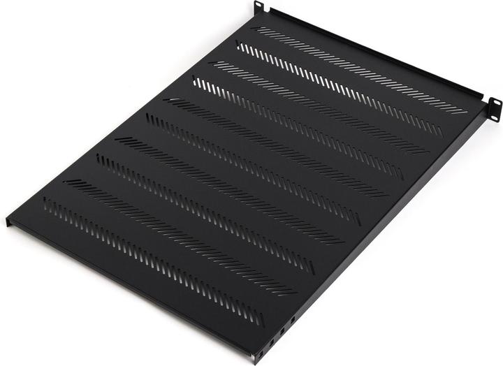 Immagine prodotto Digitus Scaffalatura fissa 19 1U profondità 550 mm Portata 25 kg Montaggio a 4 punti nero Viti e staffa