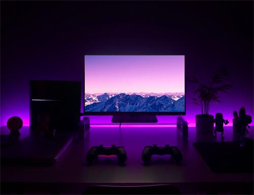 Actual product image Deltaco LED juosta GAMING RGB, 2x50cm,12 (Multicoloured, 200 cm, Indoor)