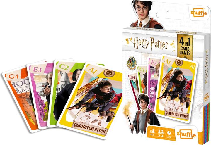 Immagine prodotto AGM Gioco di carte Harry Potter - 4 in 1 (Tedesco, Francese, Italiano)