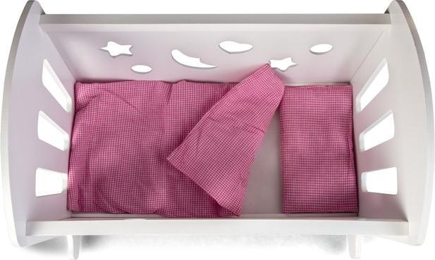 Actual product image Besttoy Wooden doll's cradle