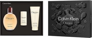 Actual product image Calvin Klein Obsession for Men Eau de Toilette Spray with Deodorant and Aftershave (Eau de toilette, 125 ml)
