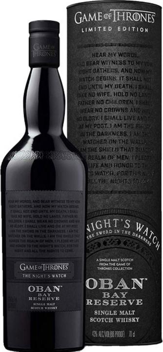 Oban Réserve de la Baie - La Garde de nuit (Single Malt, Scotch Whisky, 1 x 70 cl)