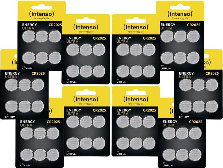 Produktbild Intenso Lithium-Knopfzellen-Set CR2025, 60er-Set (60 Stk., CR2025)