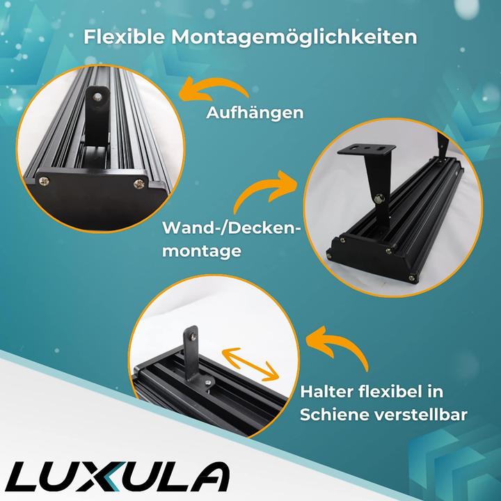 Produktbild Luxula LED-Hallenleuchte LX500141, HighBay, linear, 100W, 10000lm, 4000K (10000 lm)