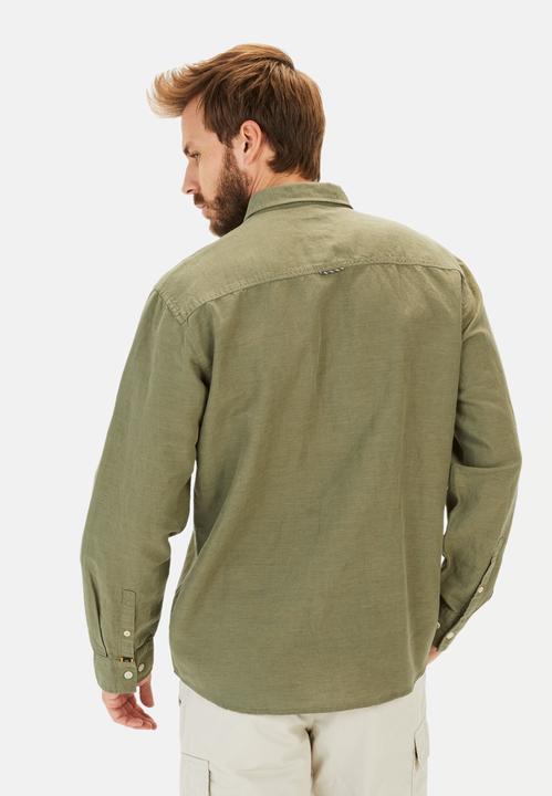 Produktbild Camel Active Langarm-Leinenhemd mit Soft-Wash-Veredelung (XXL)