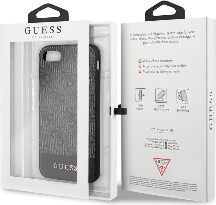 Produktbild Guess Hard Cover 4G Stripe (Apple iPhone 7, Apple iPhone 8)