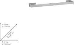 Actual product image Wenko Turbo-Loc Towel Bar Uno