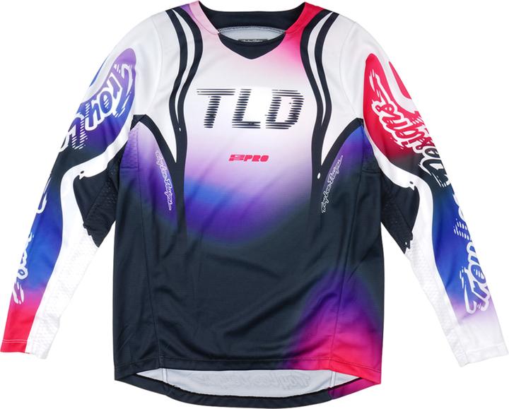 Troy Lee Designs GP Pro Jersey, Drip, black/purple, youth S (S)