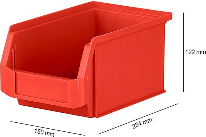 Schäfer Shop Bac à bec SSI Schaefer LF 221, polypropylène, L 234 x l 150 x H 122 mm, 2,7 l, div. couleurs