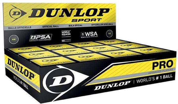 Immagine prodotto Dunlop Palla da squash Pro, confezione da 12