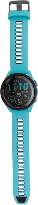 Actual product image Garmin 010-02810-12 Forerunner 265 Music, Aqua (46 mm)