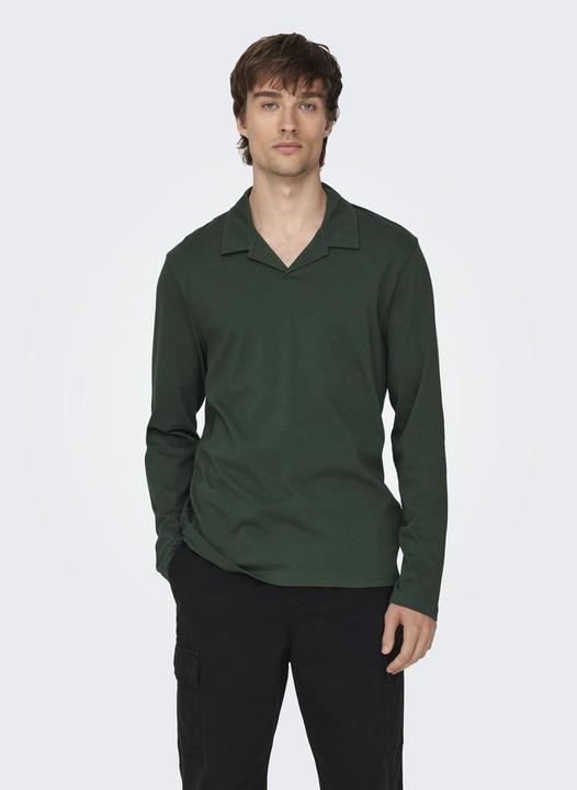 Produktbild Only & Sons Onsbrody Reg Split Neck Ls Polo Polo (S)