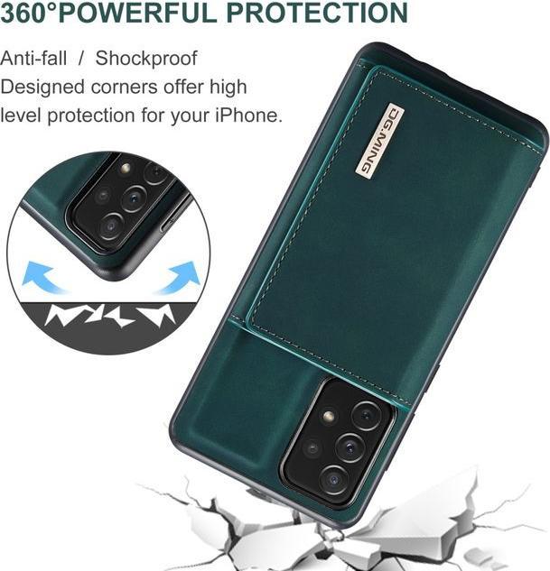 Actual product image Dg.Ming M1 Series Hardcase with Detachable Wallet (Samsung Galaxy A73 5G)