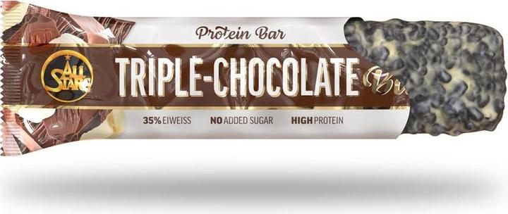 Actual product image All Stars Protein Bar (18 x 50g) (Triple Chocolate, 18 pcs., 900 g)