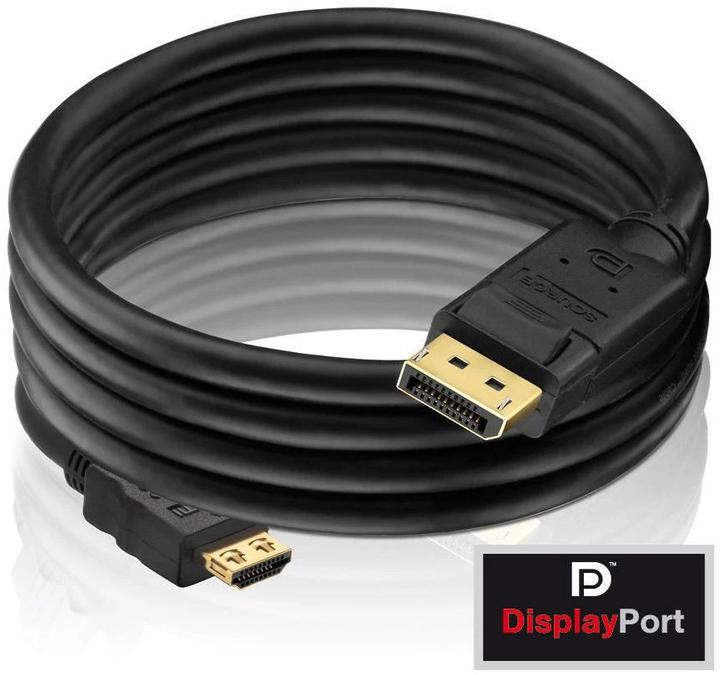 Actual product image Purelink DisplayPort — HDMI (Typ A) (5 m, DisplayPort, HDMI)