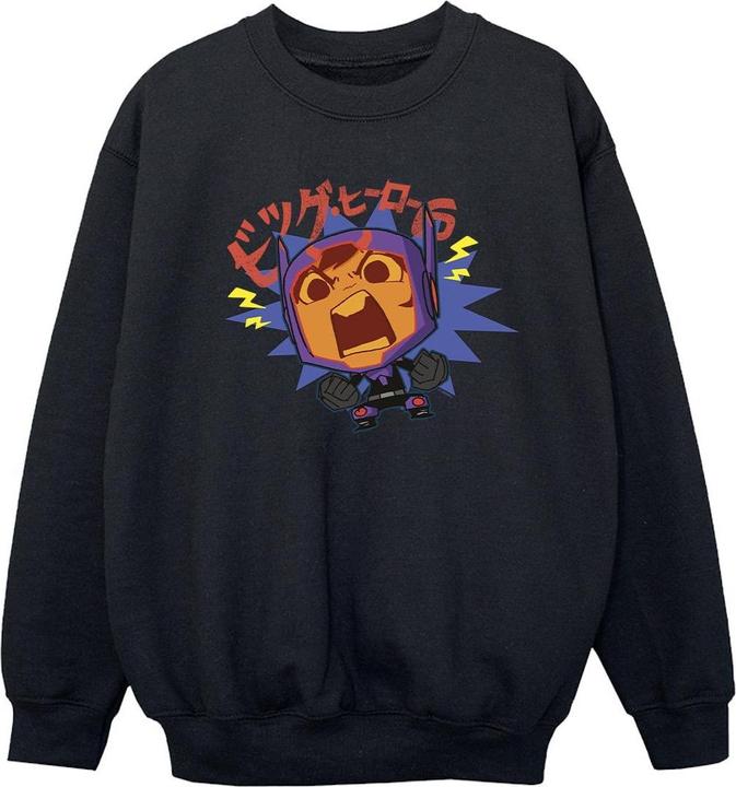 Disney Big Hero 6 Baymax Hiro Angry Manga Sweatshirt Mädchen