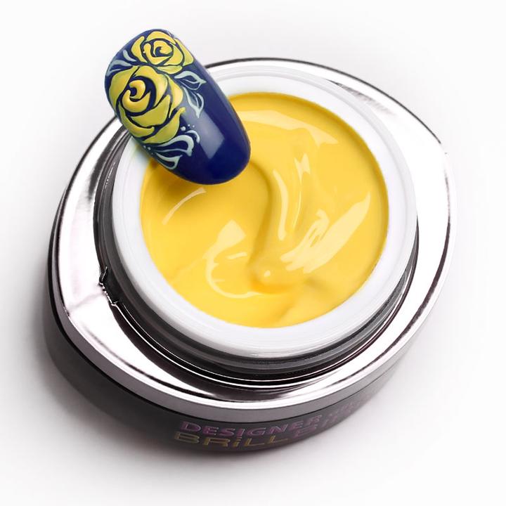 Image du produit BrillBird Designer Gel Jaune - 3ml (Jaune, Vernis à ongles effet gel)
