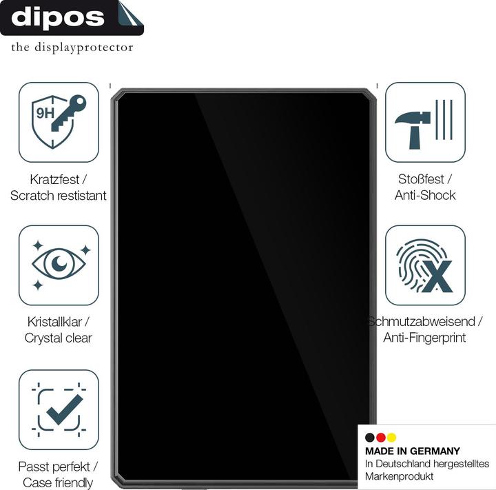 Produktbild Dipos Anti-Shock Displayschutz 9H