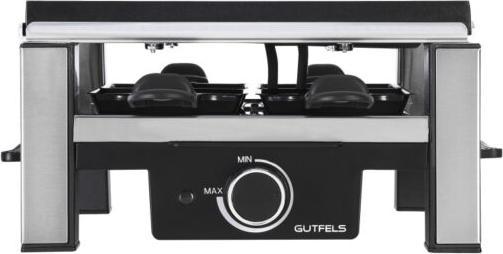 Actual product image Gutfels 4-pan RACLETTE 4010 For up to 4 people Non-stick coating Turnover plate S