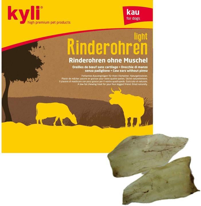Produktbild Kyli Rinderohren (Adult, 50 Stk., 1260 g)