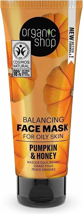 Actual product image Organic Shop Balancing Face Mask for oily skin Pumpkin and Honey (75ml) (75 ml)