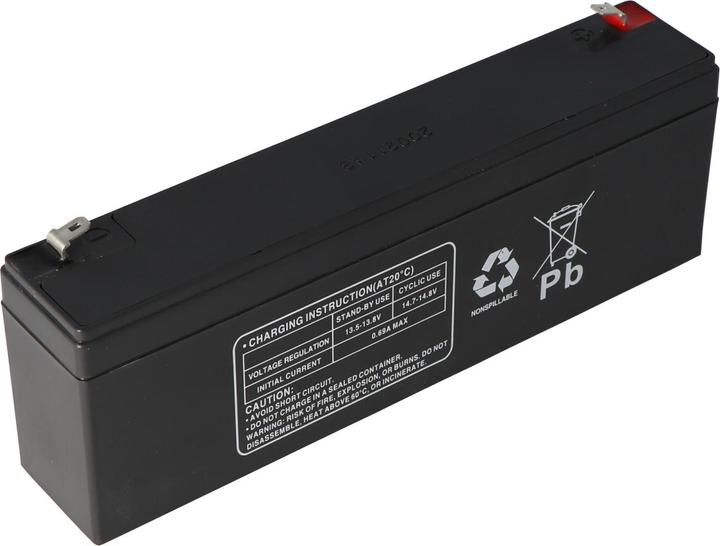 Produktbild Multipower Akku MP2.2-12 Blei Akku, 4,8mm Faston Stecker MP2,2-12 (12 V, 2.20 Ah)