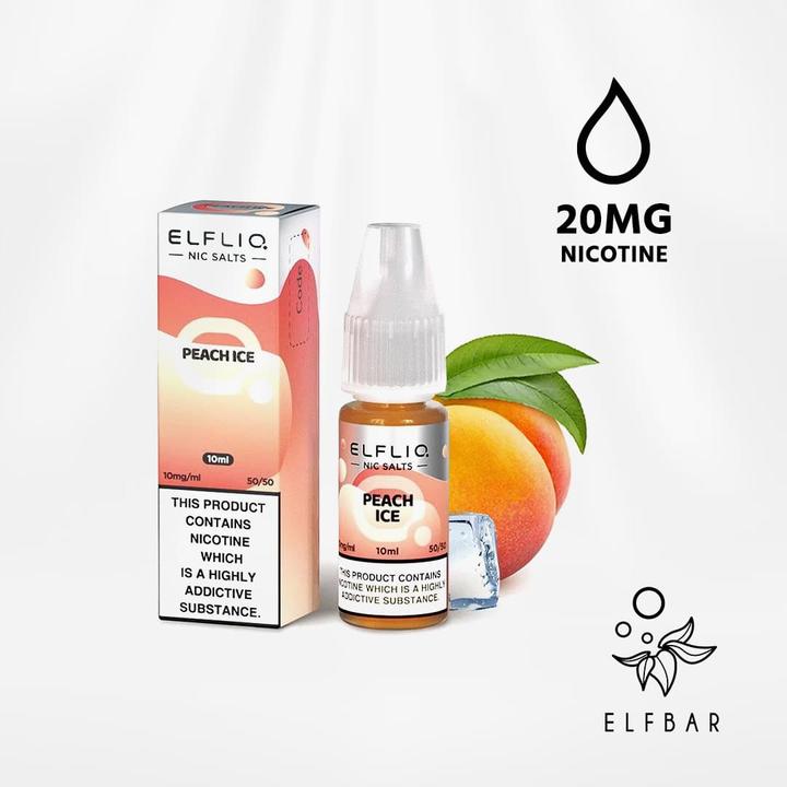 Actual product image Elfbar Elfliq (Peach)