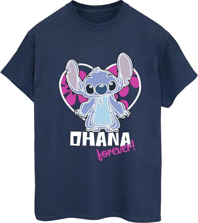 Disney Lilo And Stitch Ohana Forever Heart TShirt (XXL)