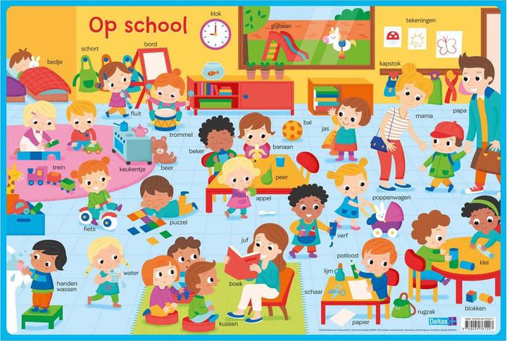 Actual product image Lernmatten Vorschule – In der Schule
