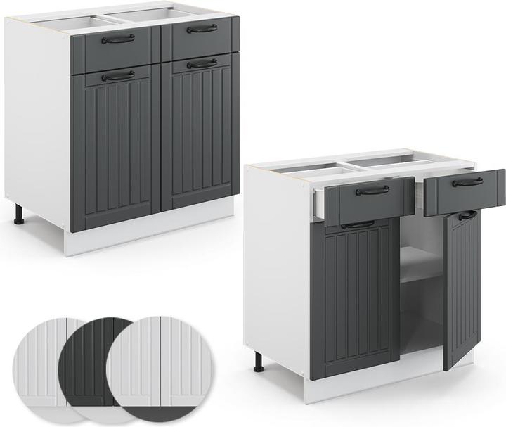 Actual product image Vicco Küchenunterschrank Fame-Line (80 x 60 x 81.5 cm)