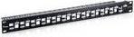 Actual product image equip 24-Port Keystone Cat 6A Shielded Patch Panel